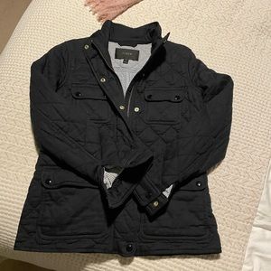 J.Crew Quilted Downtown Field Jacket Black